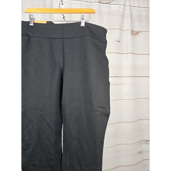 Dalia Slim Leg Lightweight Pull-On Pant Black XXL #V - Picture 4 of 11